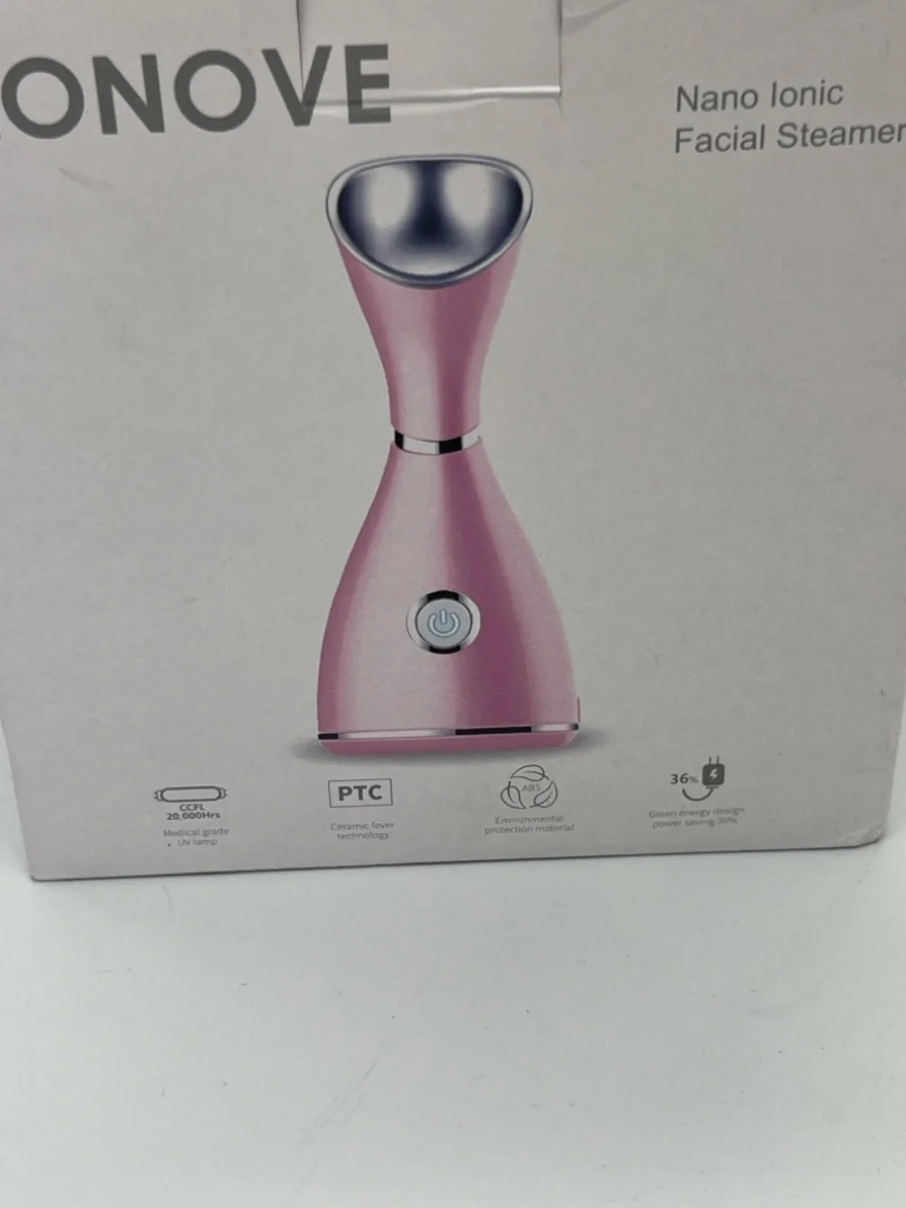 LONOVE Nano Ionic Facial Steamer - Pink